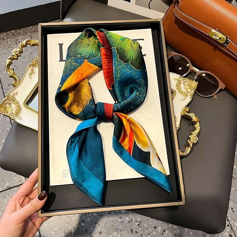 Foulard Carré – Éclat Tropical Foulard Carré - Éclat Tropical