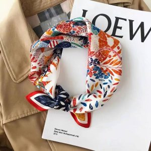 Foulard Carré - Jardin Éclatant