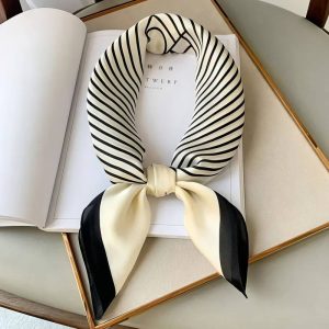 Foulard Carré - Rayures Chic