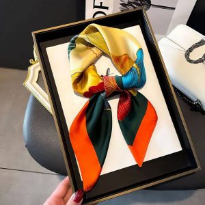 Foulard Carré - Aurore Satinée