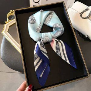 Foulard Carré - Azur Impérial