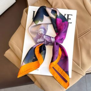 Foulard Carré - Jardin Pourpre