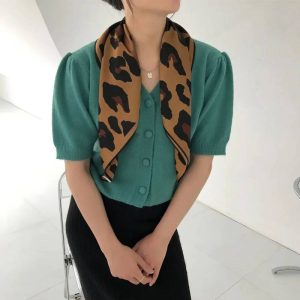 Foulard Léopard – Touche Sauvage Foulard Léopard – Touche Sauvage