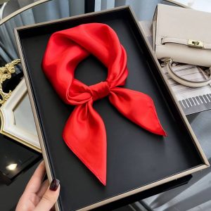 Foulard Carré - Charme Rouge