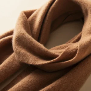 Écharpe Cachemire – Élégance Noisette