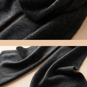 Écharpe Cachemire – Gris Élégant
