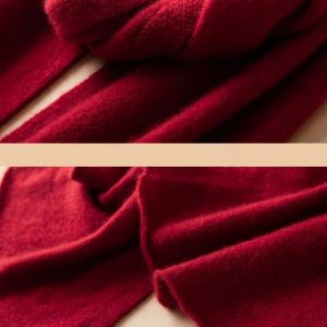 Écharpe Cachemire – Rouge Élégance