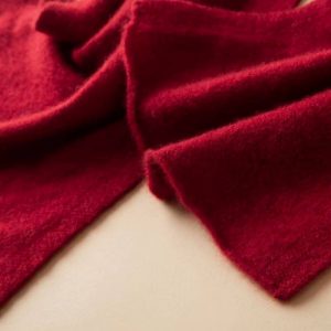 Écharpe Cachemire – Rouge Élégance