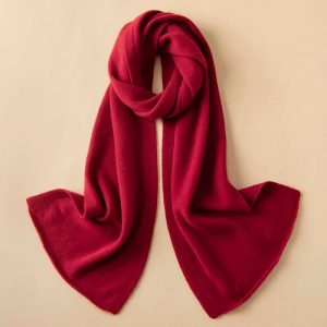 Écharpe Cachemire - Rouge Élégance