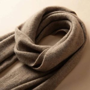 Écharpe Cachemire – Taupe Élégante