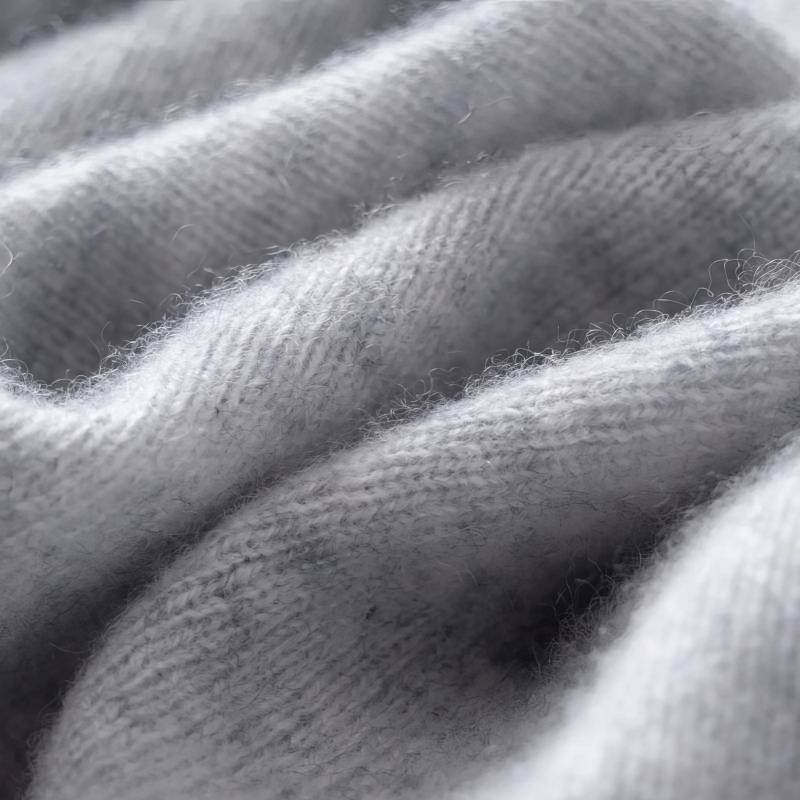 Écharpe Cachemire – Gris Perle Raffiné Écharpe Cachemire - Gris Perle Raffiné – Image 4