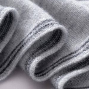 Écharpe Cachemire – Gris Perle Raffiné