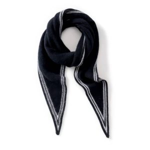Écharpe Cachemire - Noire Élégance Intemporelle