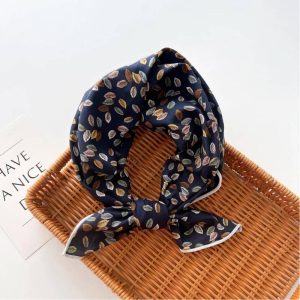 Foulard en coton - Feuillage crépuscule