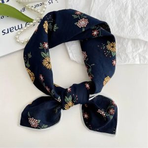 Foulard en coton - Jardin nocturne