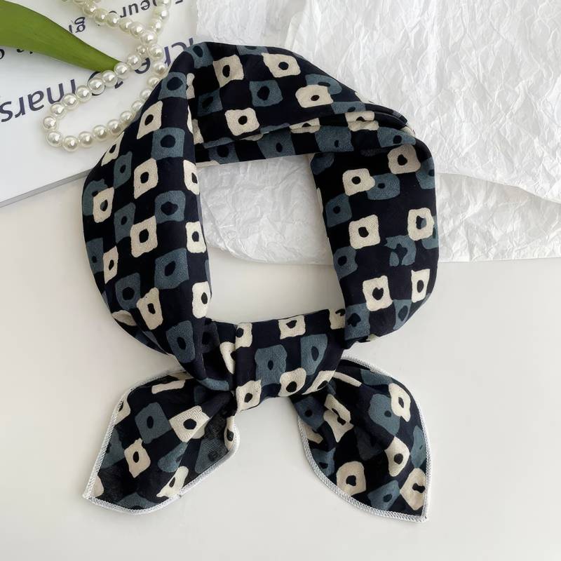 Foulard en coton – Pavés d’ardoise Foulard en coton - Pavés d’ardoise