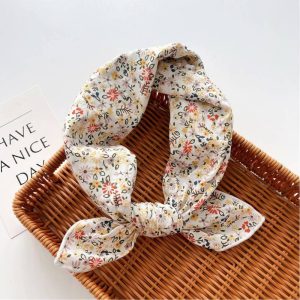 Foulard en coton - Prairie pastel bohème