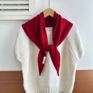 Foulard en laine - Rouge Passion