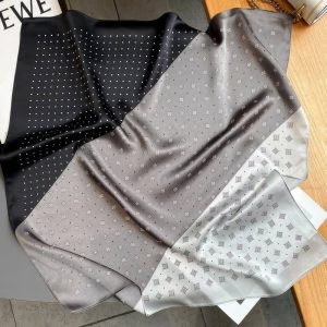 Foulard en soie - Brume Argentée