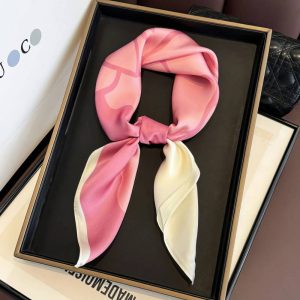 Foulard en soie - Douceur Rosaline