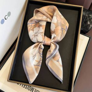 Foulard en soie - Sable Rosé