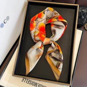 Foulard en soie - Soleil d’Automne