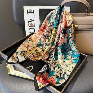 Foulard en soie - Volupté Tropicale