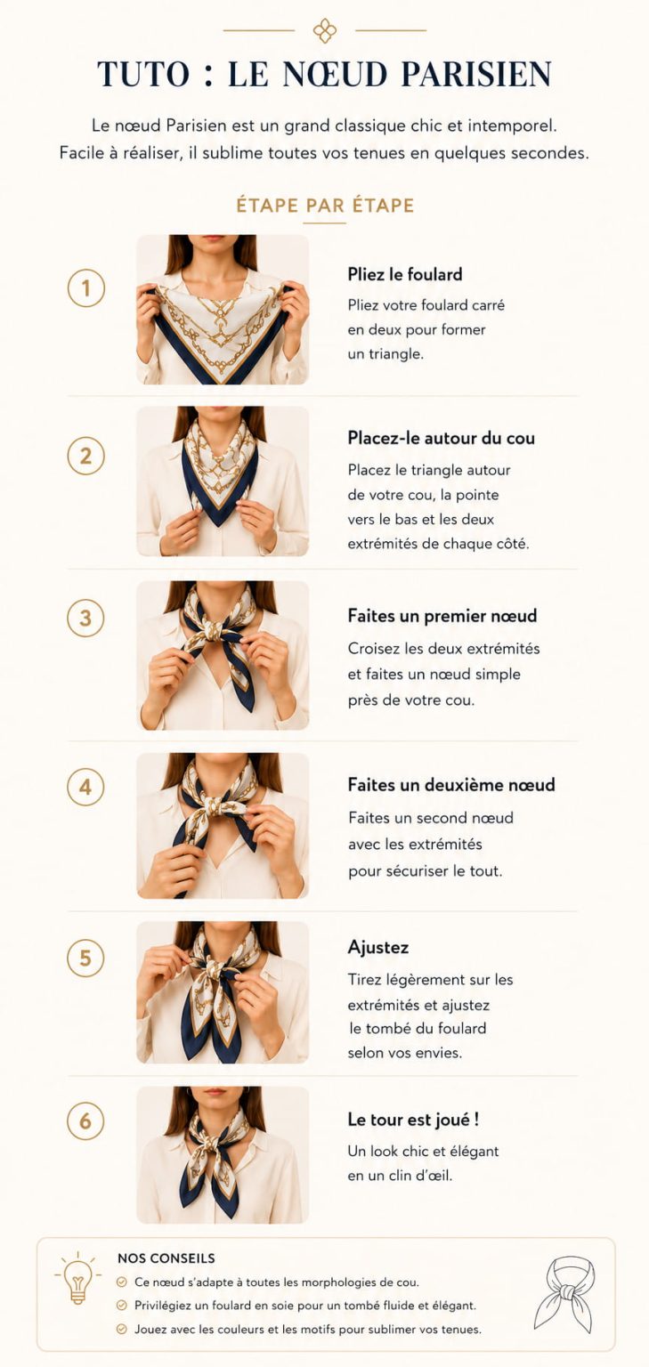 Foulard Carré – Charme Graphique Vert